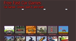 Desktop Screenshot of 2fastcargames.com